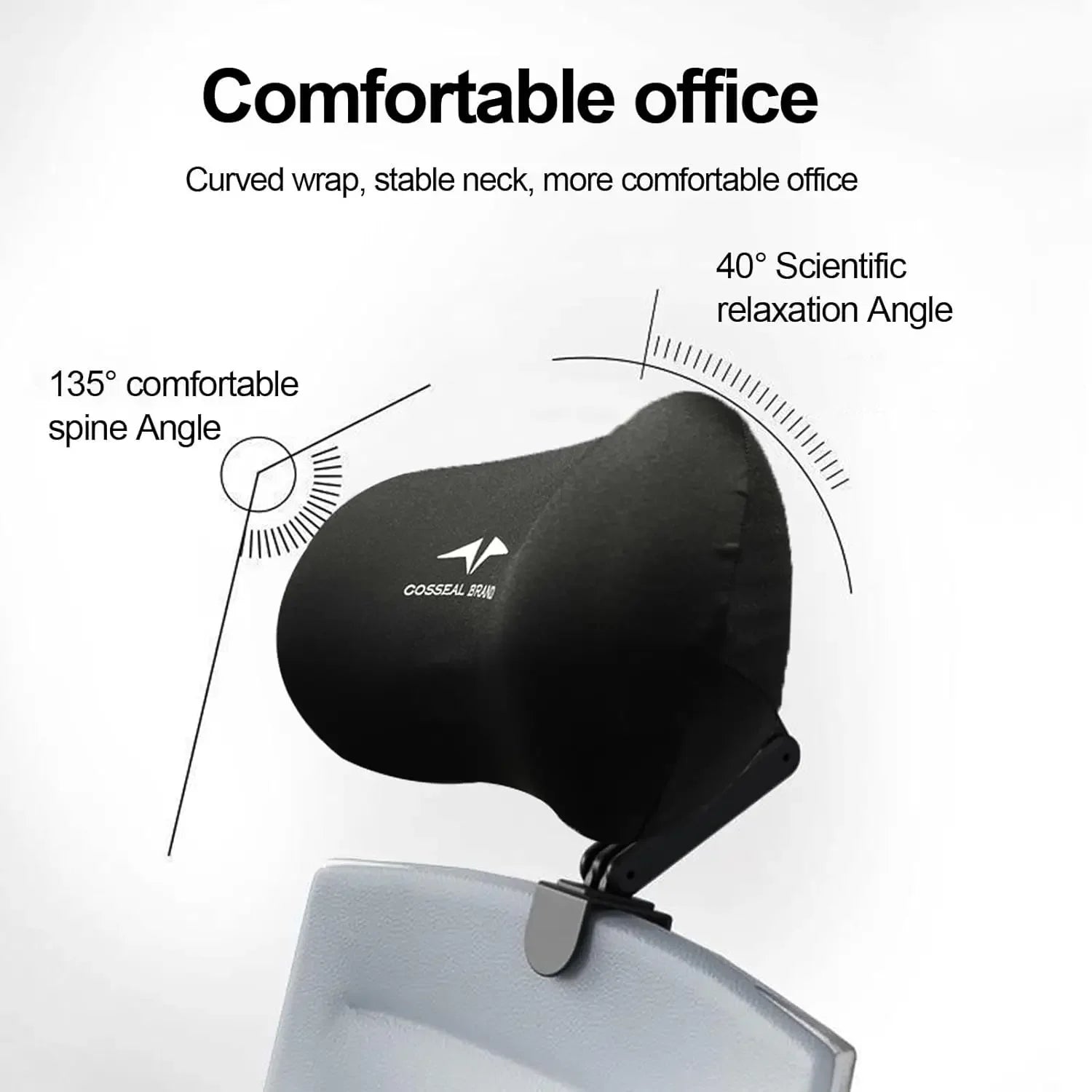Universal Ergonomic Office Chair Headrest