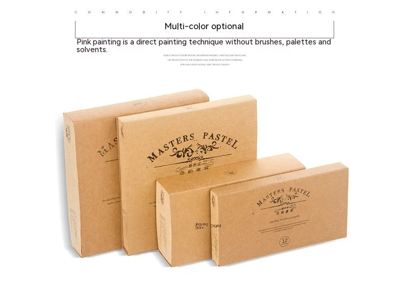 Soft Dry Pastel Chalk Crayons Set: