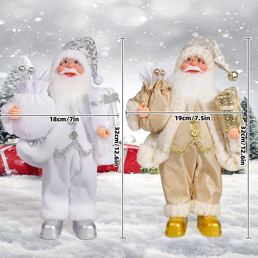12in Standing Santa Claus Doll