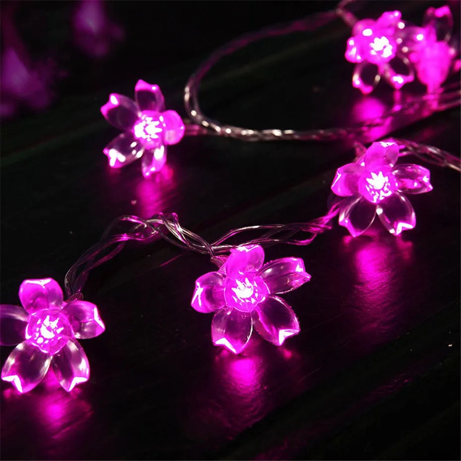 Cherry Blossom Garland Fairy Lights