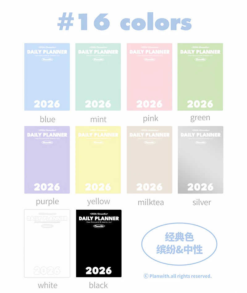 2026 A5 Soft Cover Planner