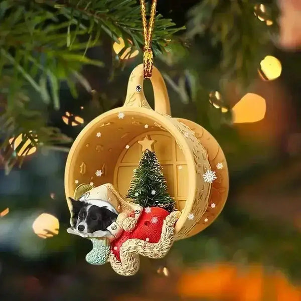 Christmas Dog Ornament