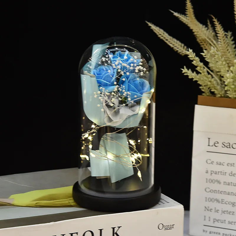 Eternal Rose LED Light Flower Gift