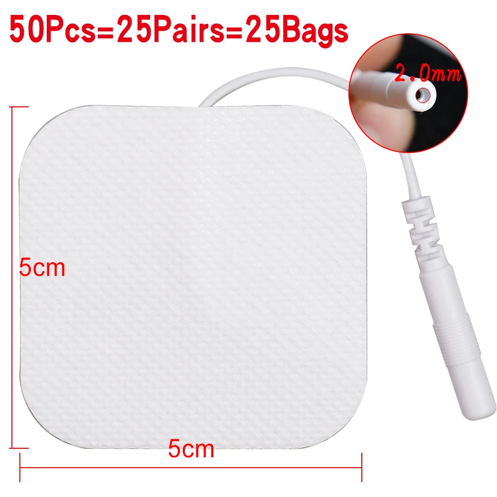 50/100Pcs TENS/EMS Electrode Pads