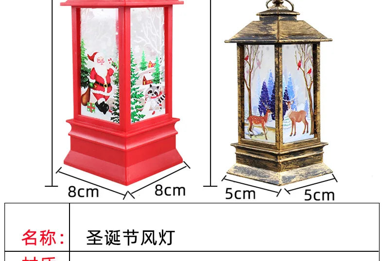 Christmas Snowman LED Candle Lamp