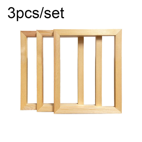 3PCS Wooden Canvas Frame Set