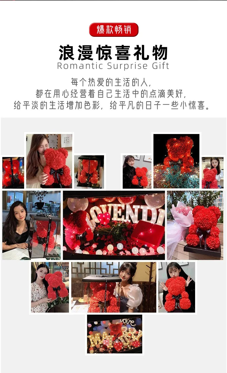 Eternal Rose Teddy Bear