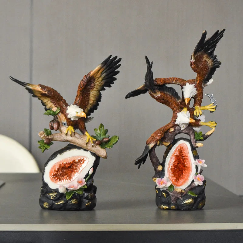 Independence Day July Fourth 7.4th American bald eagle roc wings resin crafts ornaments office hotel high-end eagle decorations