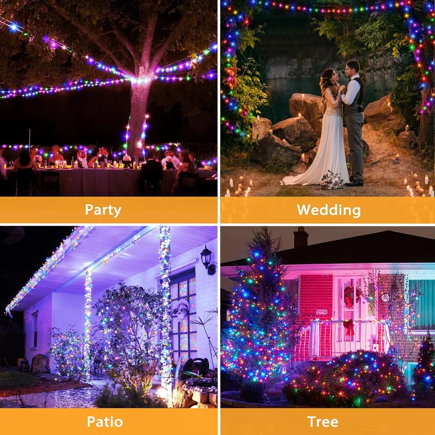 Outdoor Solar LED Fairy String Lights