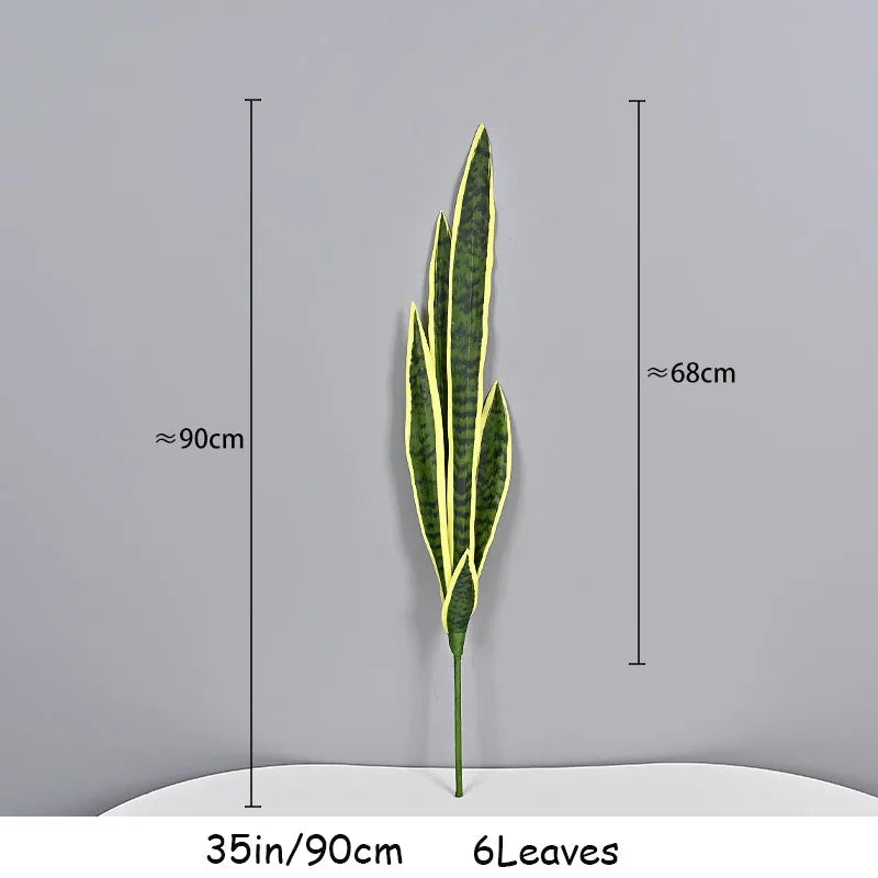 35" Artificial Tropical Snake Plant