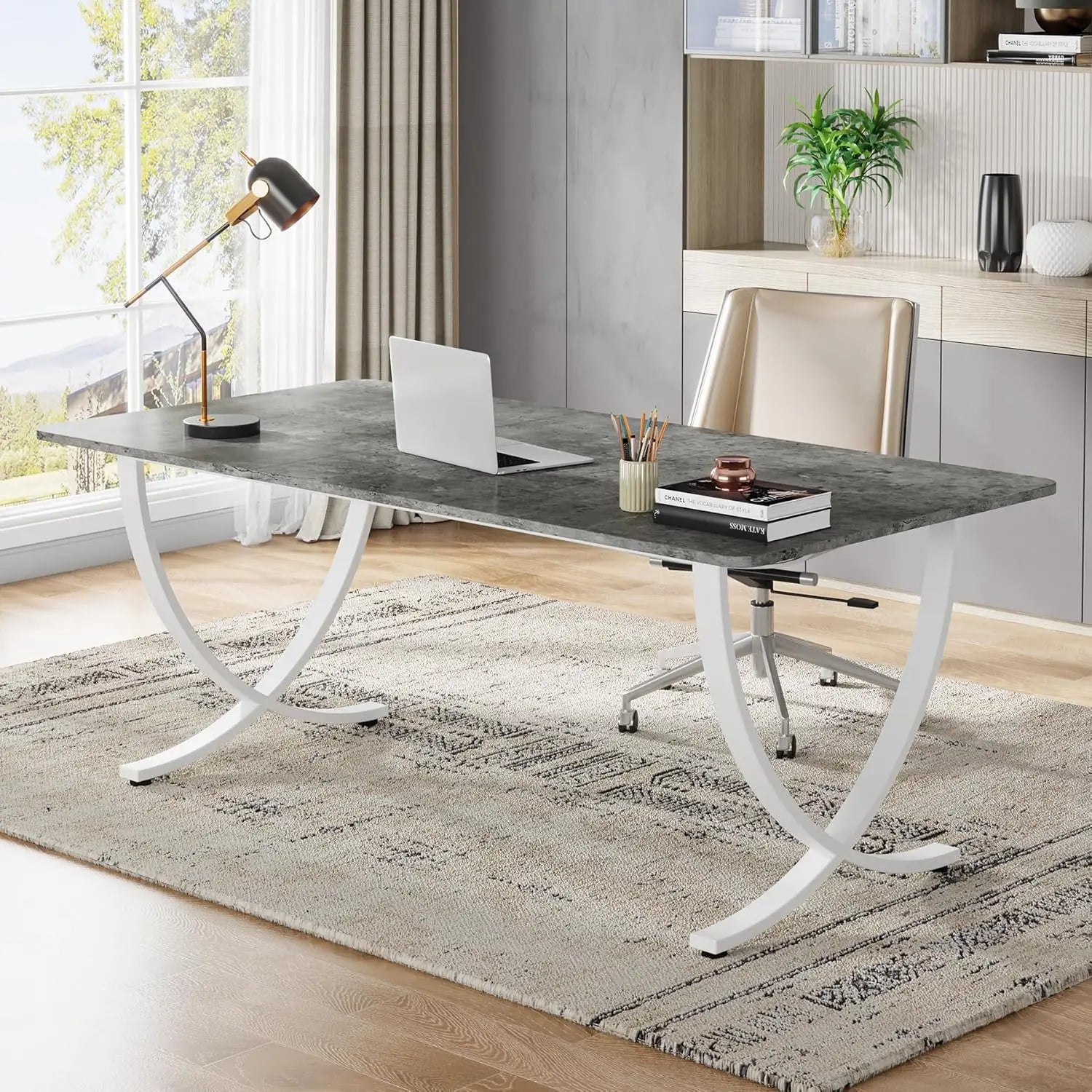 Modern Computer & Conference Table