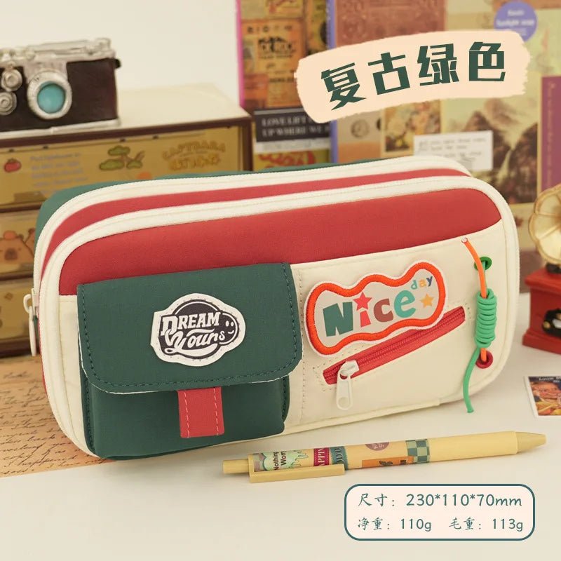 Large Capacity Pencil Case / Pen Bag