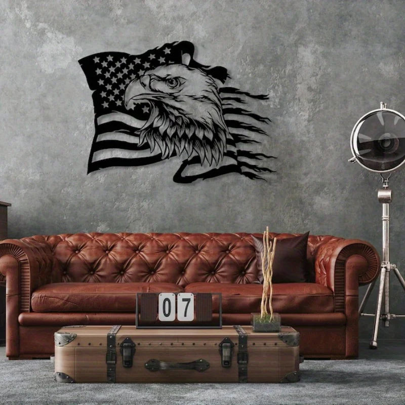 American Eagle Metal Wall Art
