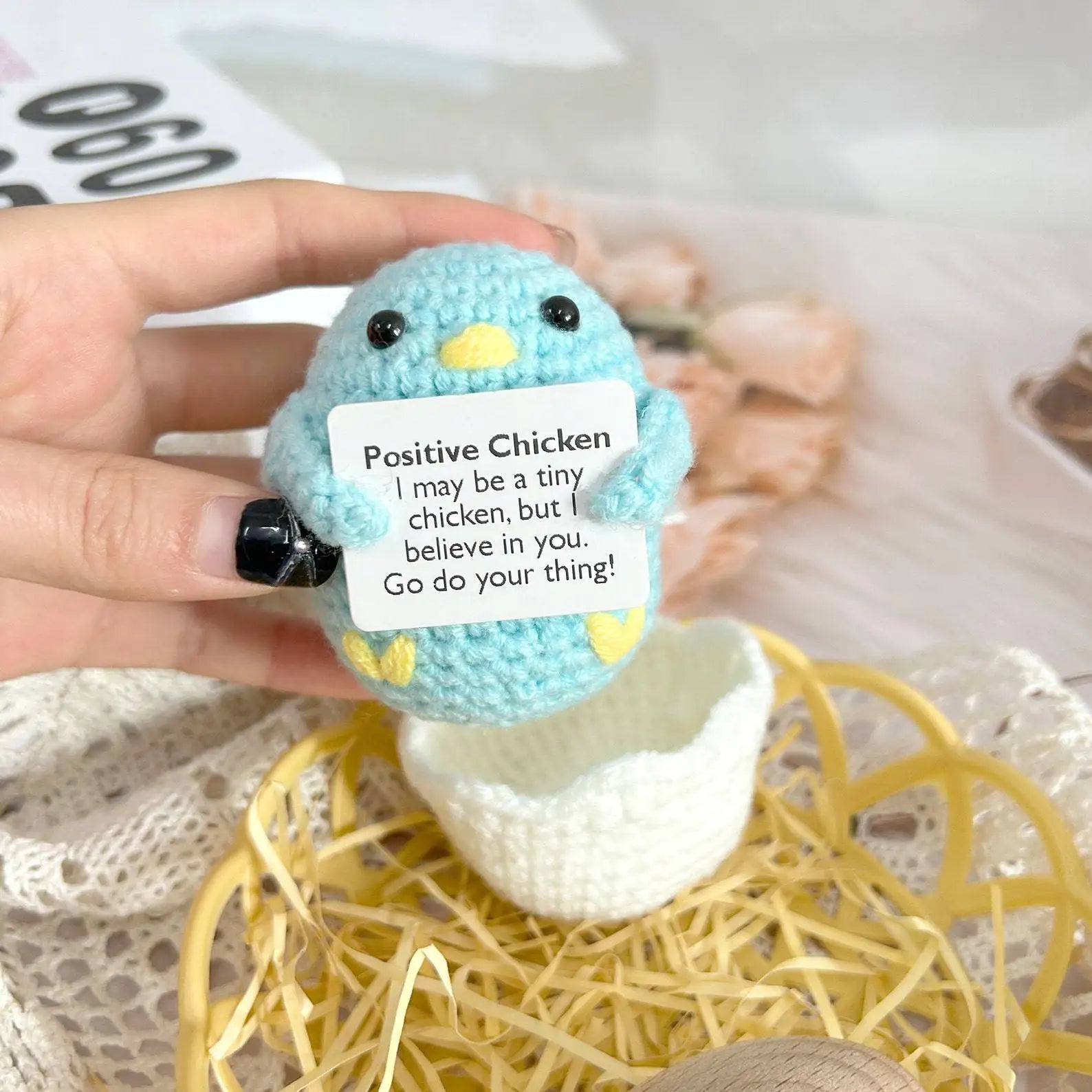 Desktop Crochet Doll