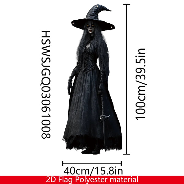 2D Halloween Skull Bride Backdrop