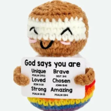 Desktop Crochet Doll