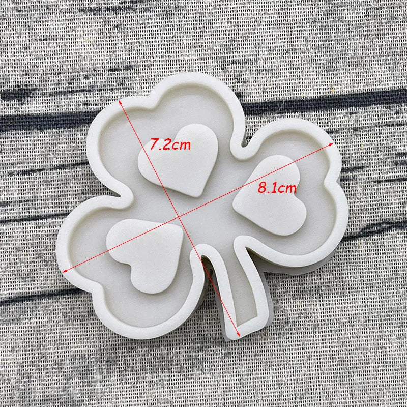 St. Patrick's Day Clover & Horseshoe Silicone Mold