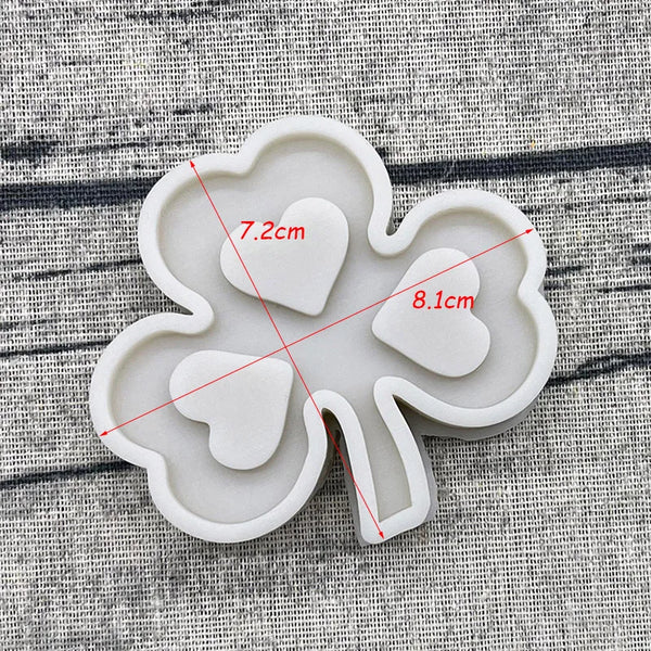 St. Patrick's Day Clover & Horseshoe Silicone Mold