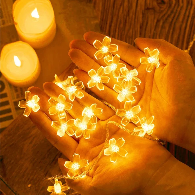 Cherry Blossom Garland Fairy Lights