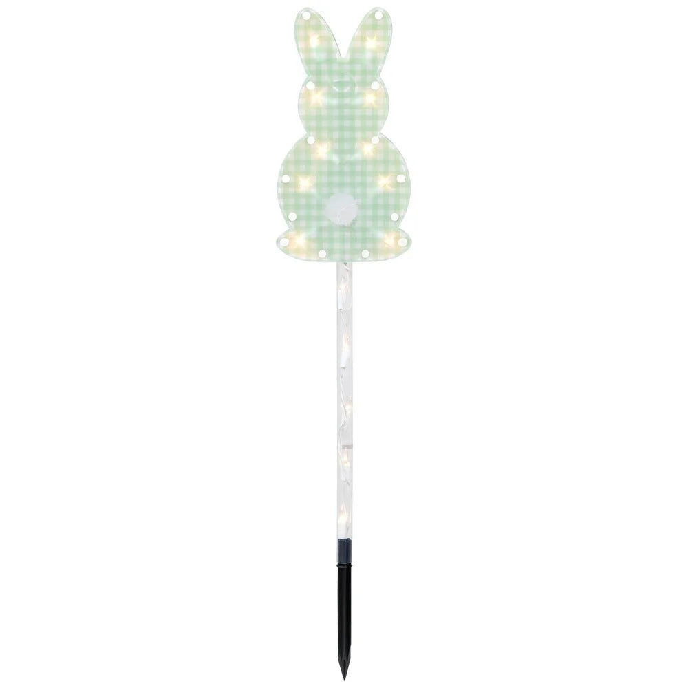 Lighted Easter Bunny Lawn Stakes
