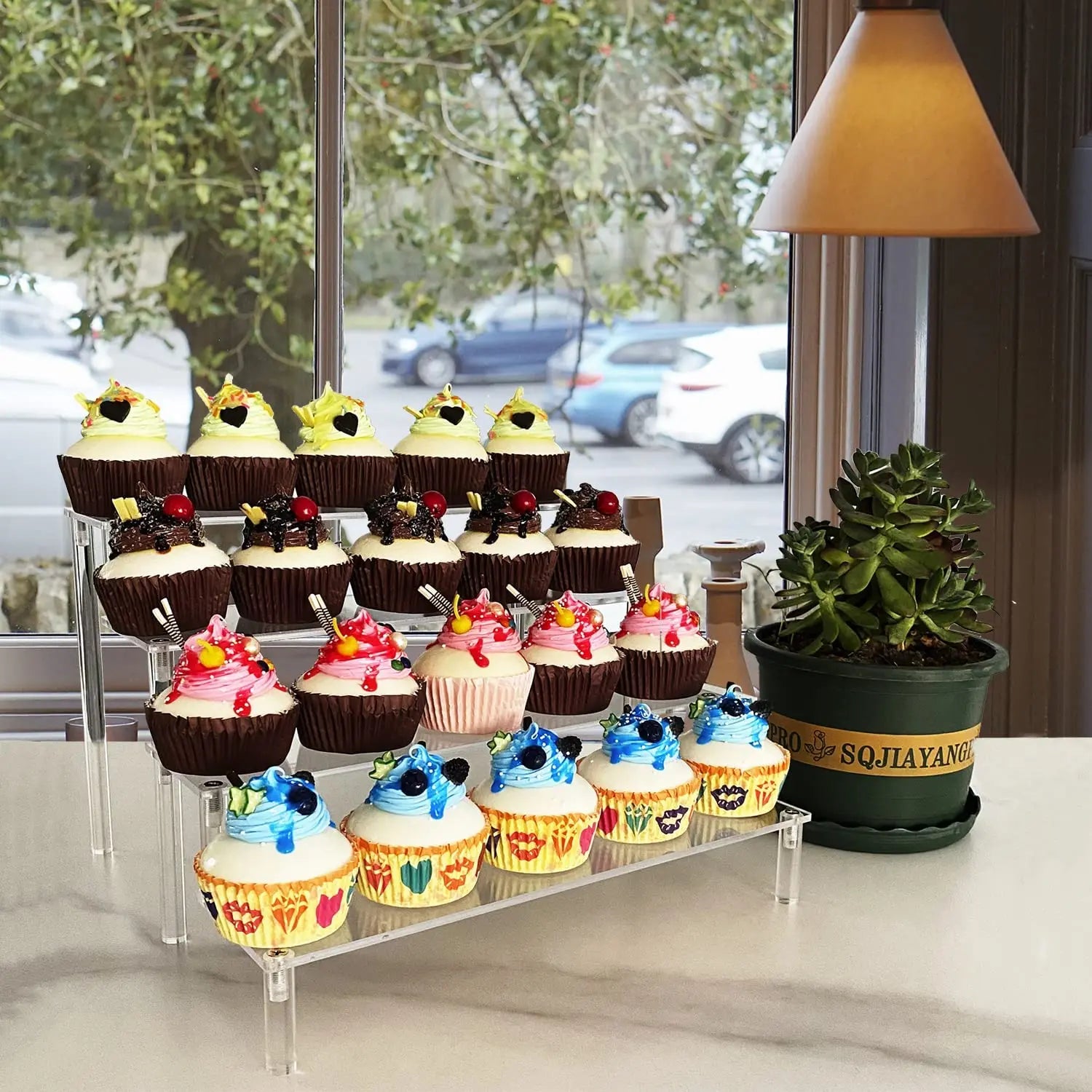 1–5 Tier Clear Acrylic Display Stand