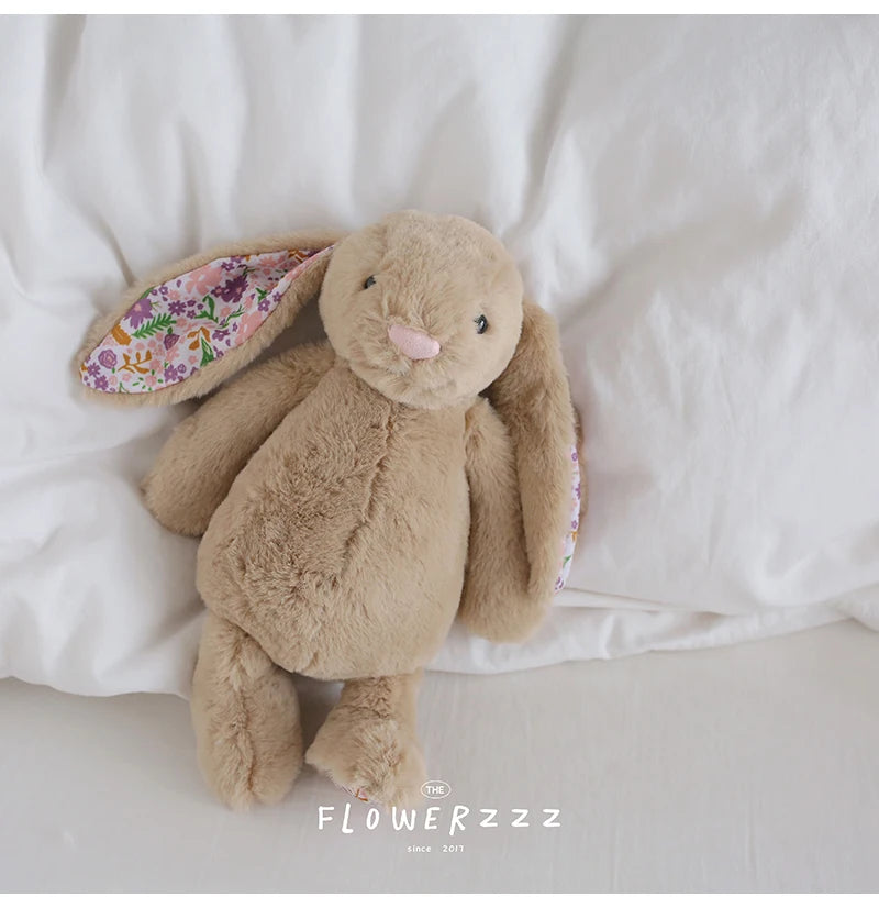 Cartoon Floral Bunny Plush Toy