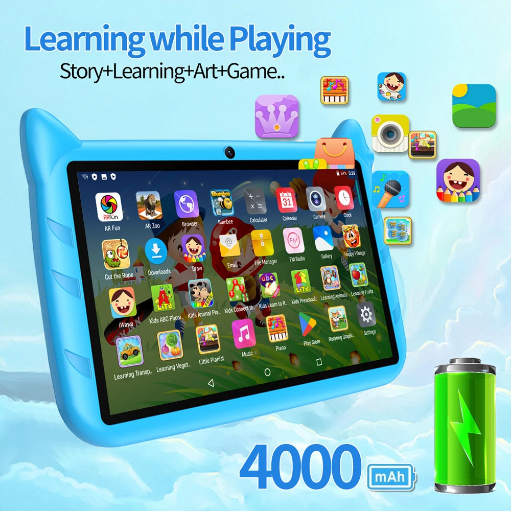 BDF 7" Kids Tablet – 4GB+64GB