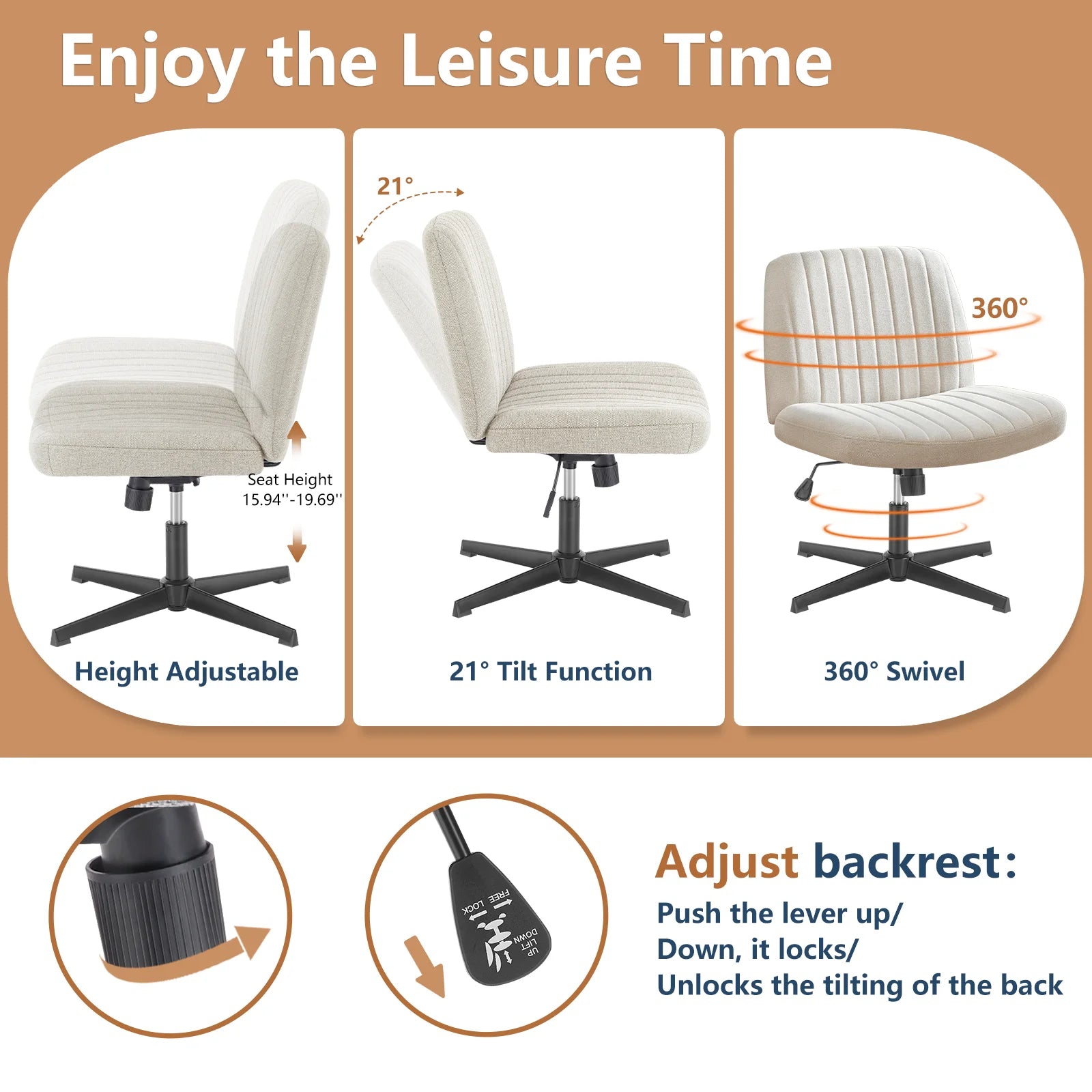 JHK cross-legged chair listing: