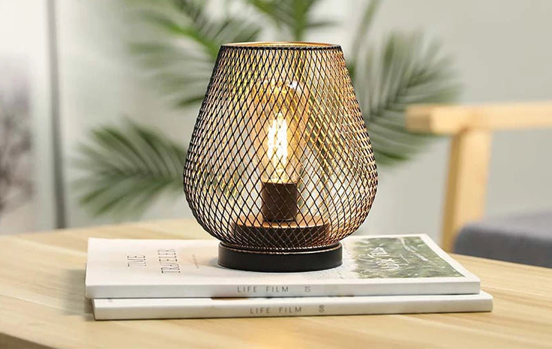 Nordic Metal Cage LED Candle Lantern