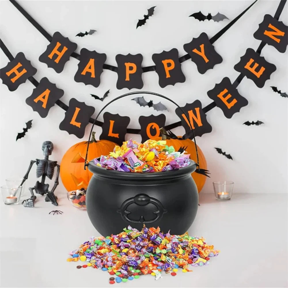 Halloween Candy Cauldron Bowl