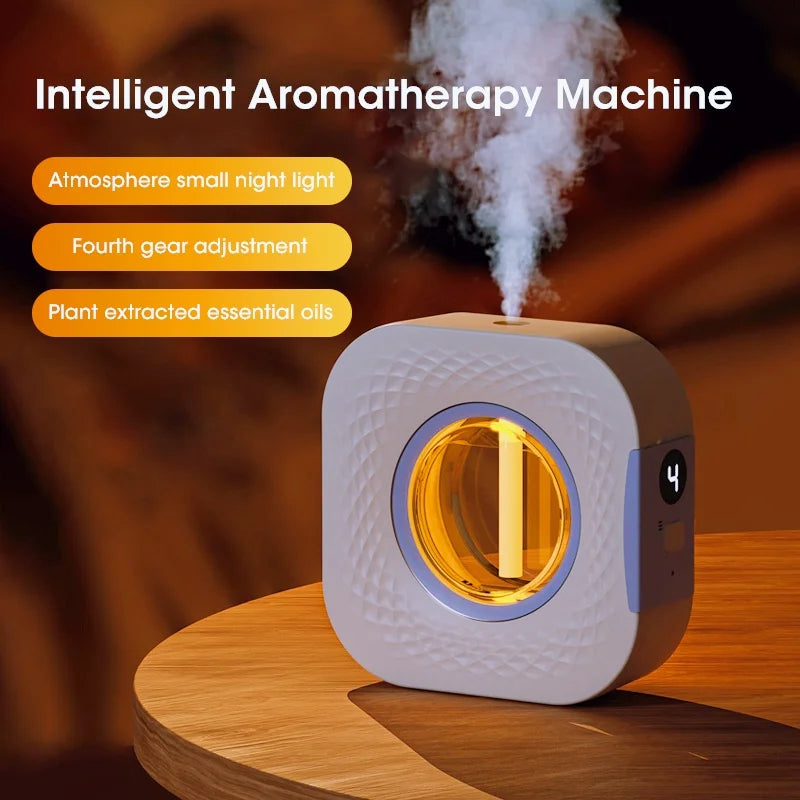 4-Speed Digital Aromatherapy Diffuser – Adjustable Mist, Deodorizer & Essential Oil Humidifier for Home/Office