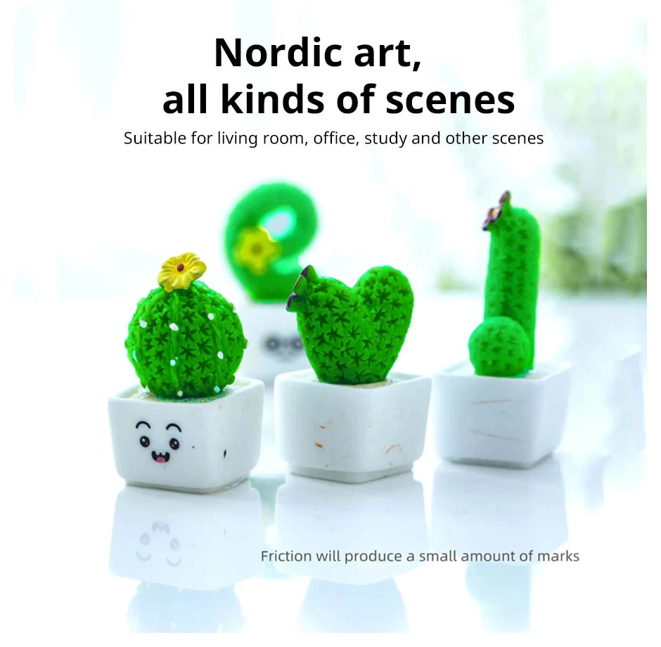 Mini Artificial Succulent Set – 4-Piece Faux Plants for Table or Decor