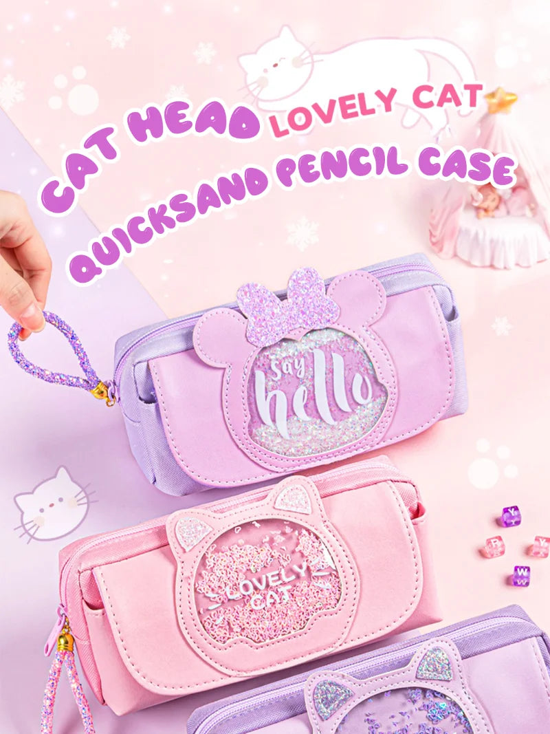 Kawaii Quicksand Pencil Case