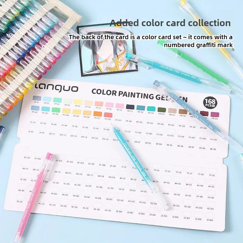 198/6 PCS Morandi Gel Pen Set