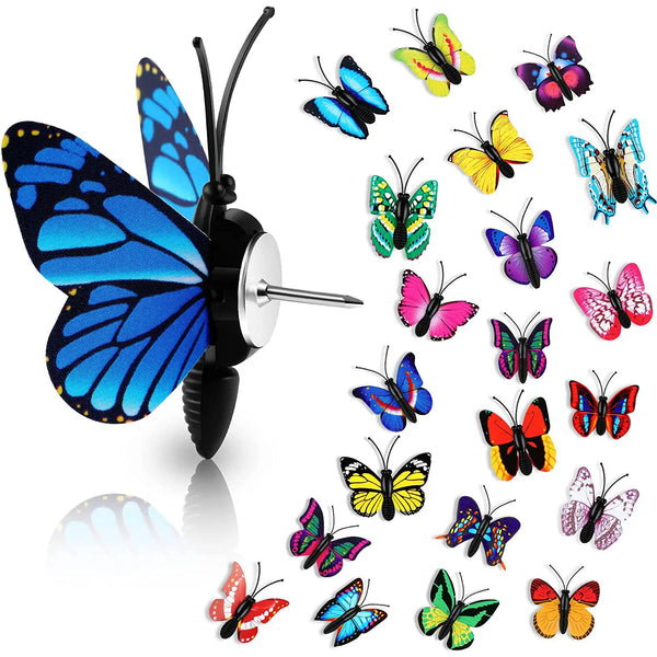 30pcs Colorful Butterfly Thumbtacks
