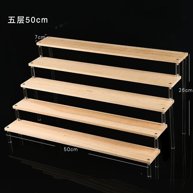 1–5 Tier Clear Acrylic Display Stand