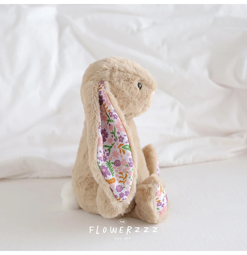 Cartoon Floral Bunny Plush Toy