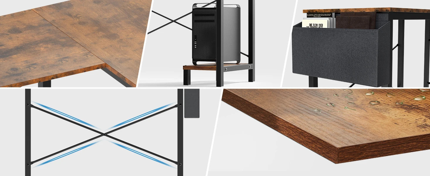 JHK Gaming Corner Office Table