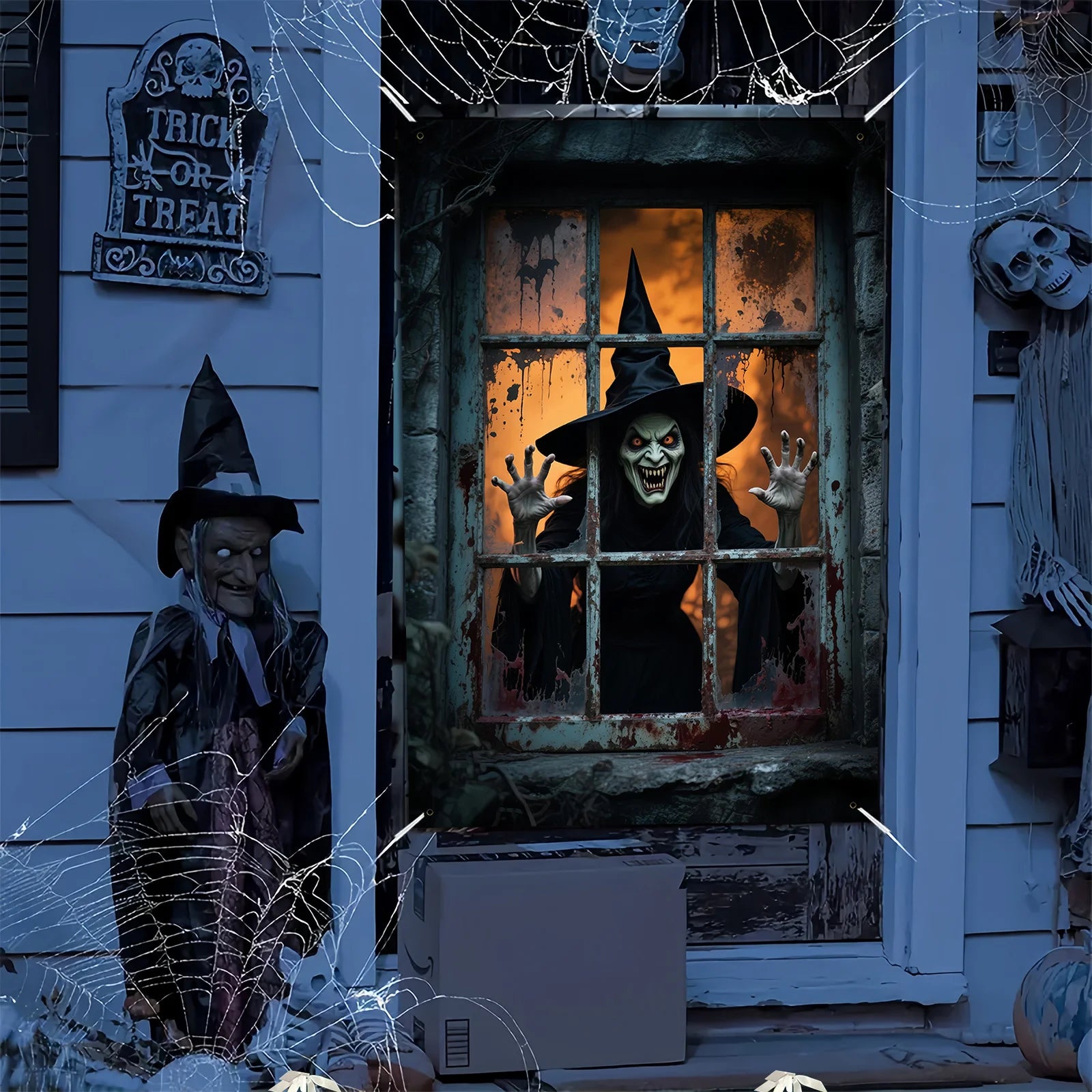 Halloween Witch Party Banner