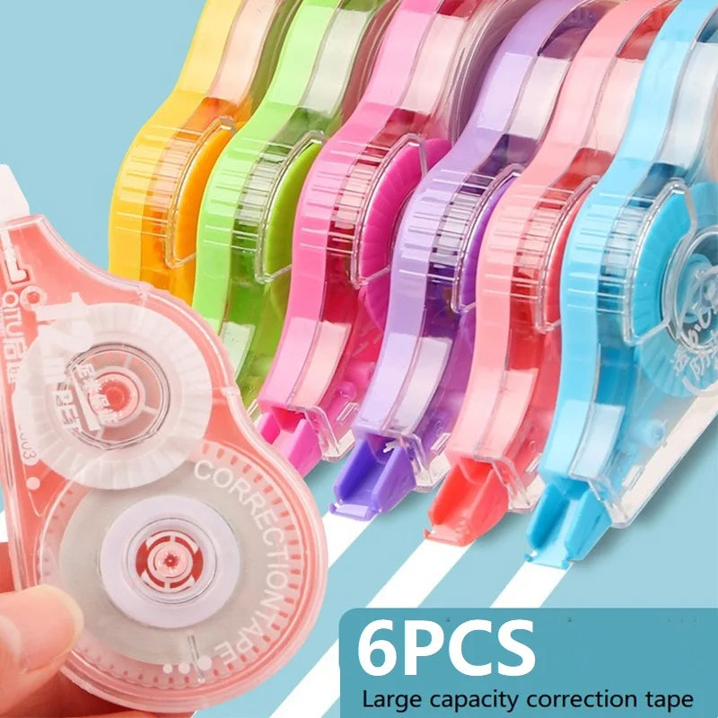 6PCS Corrector Tape