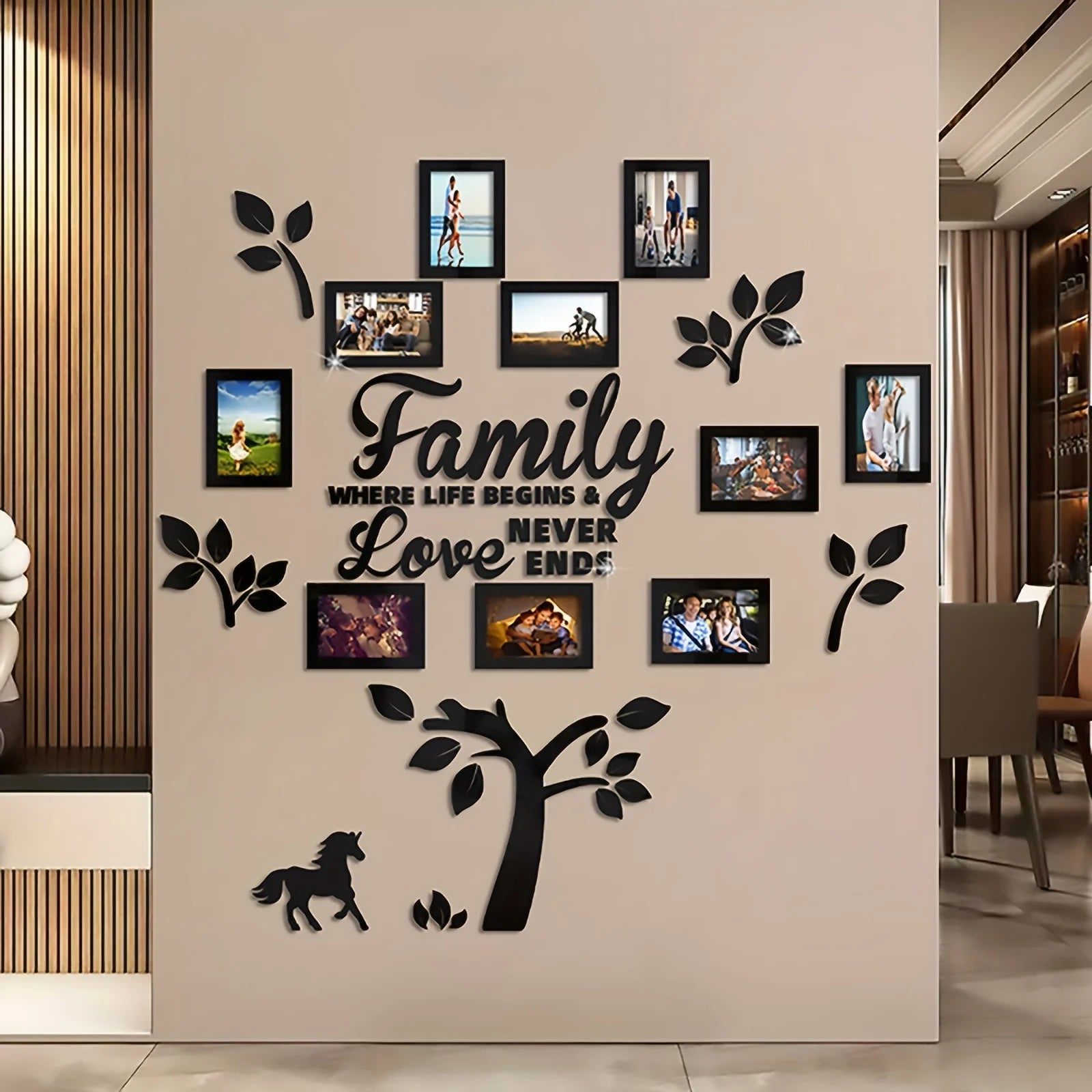 3D Acrylic Wall Photo Frame Set