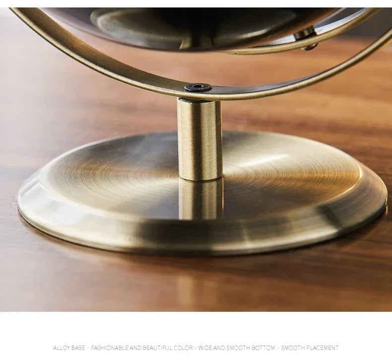 Creative Metal Rotating Globe Decoration