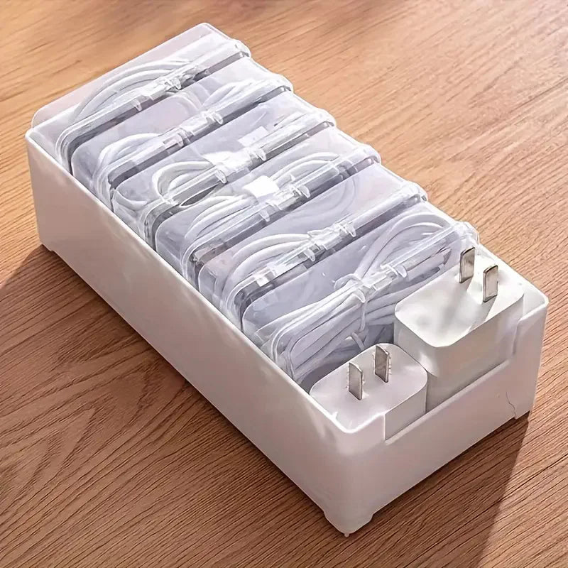 Cable Organizer Box Set – Durable Storage for Cords & Devices