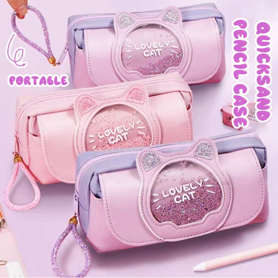 Kawaii Quicksand Pencil Case