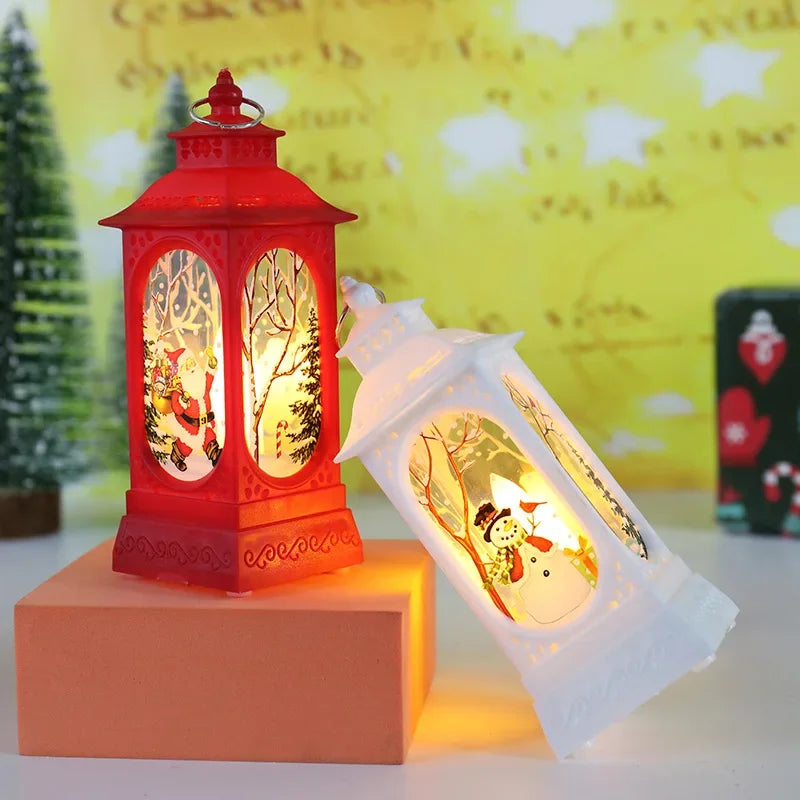 Christmas Snowman LED Candle Lamp
