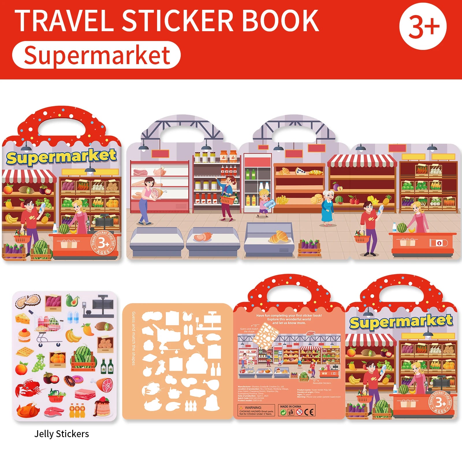 Kids’ Reusable DIY Sticker Book