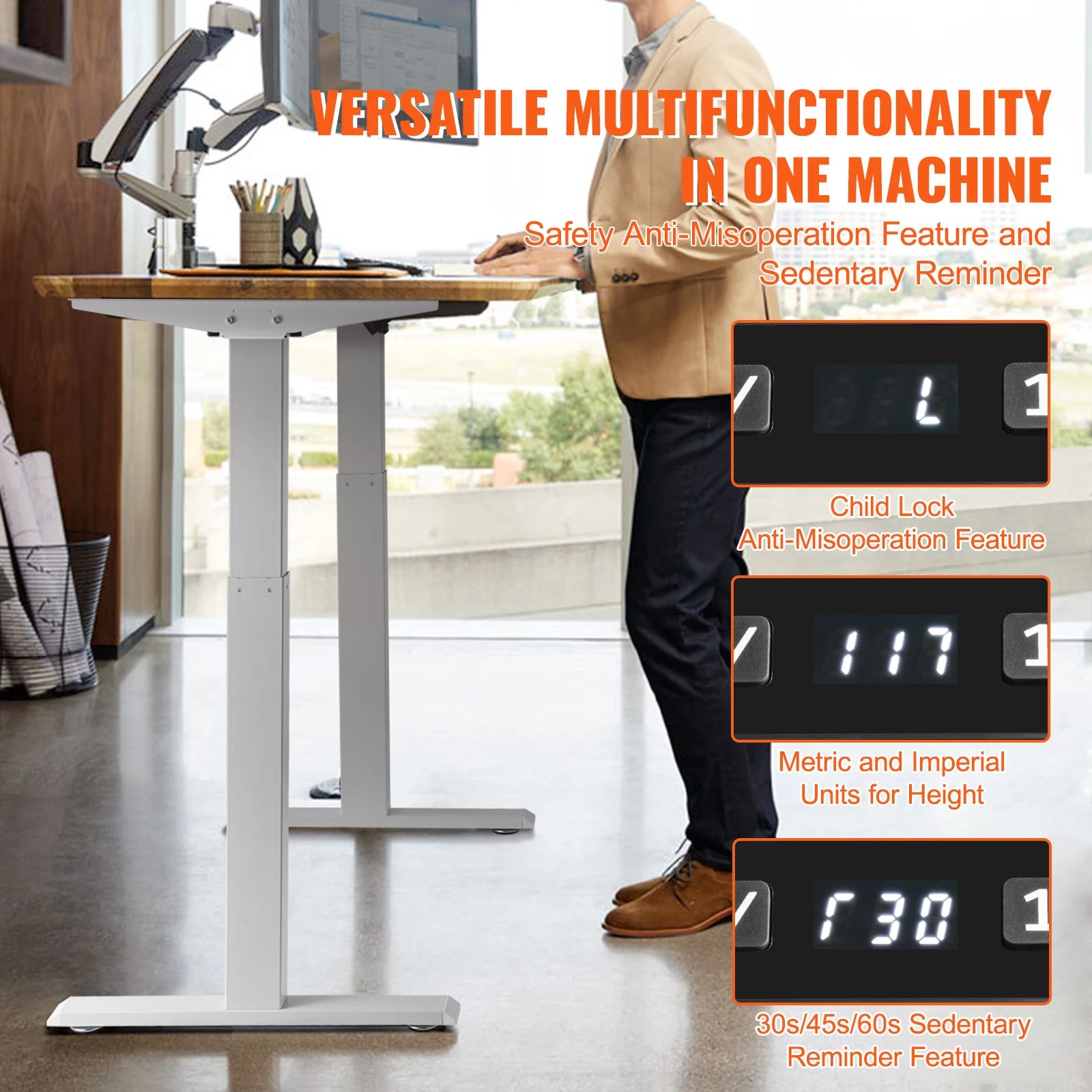 SucceBuy Electric Standing Desk Frame –