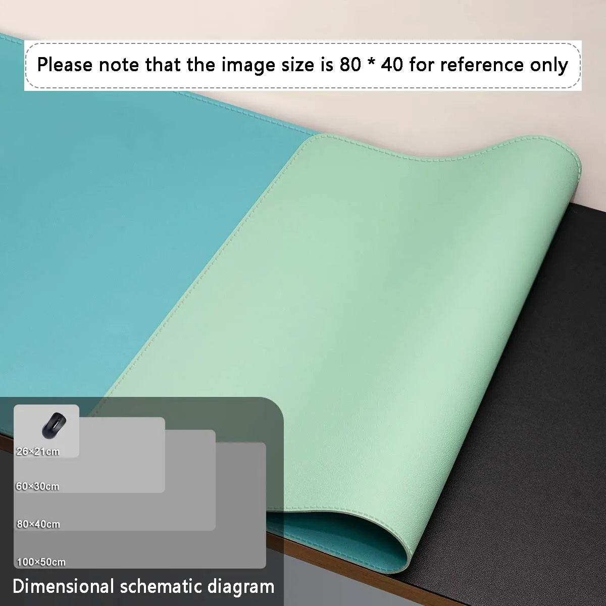 Large PU Leather Desk Mat
