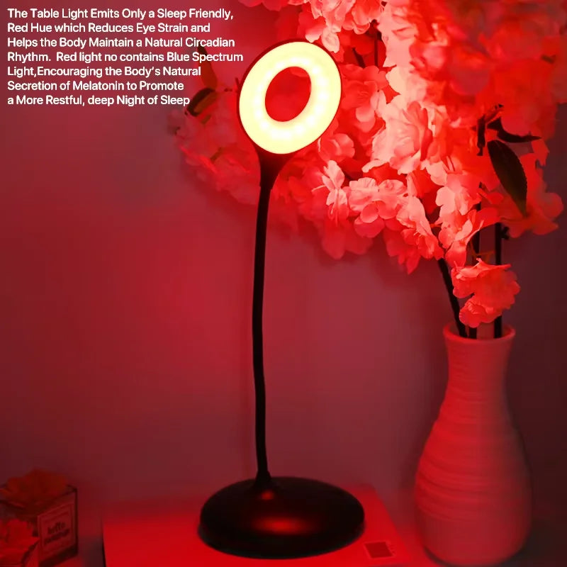 Table Lamp – Dimmable, Red light
