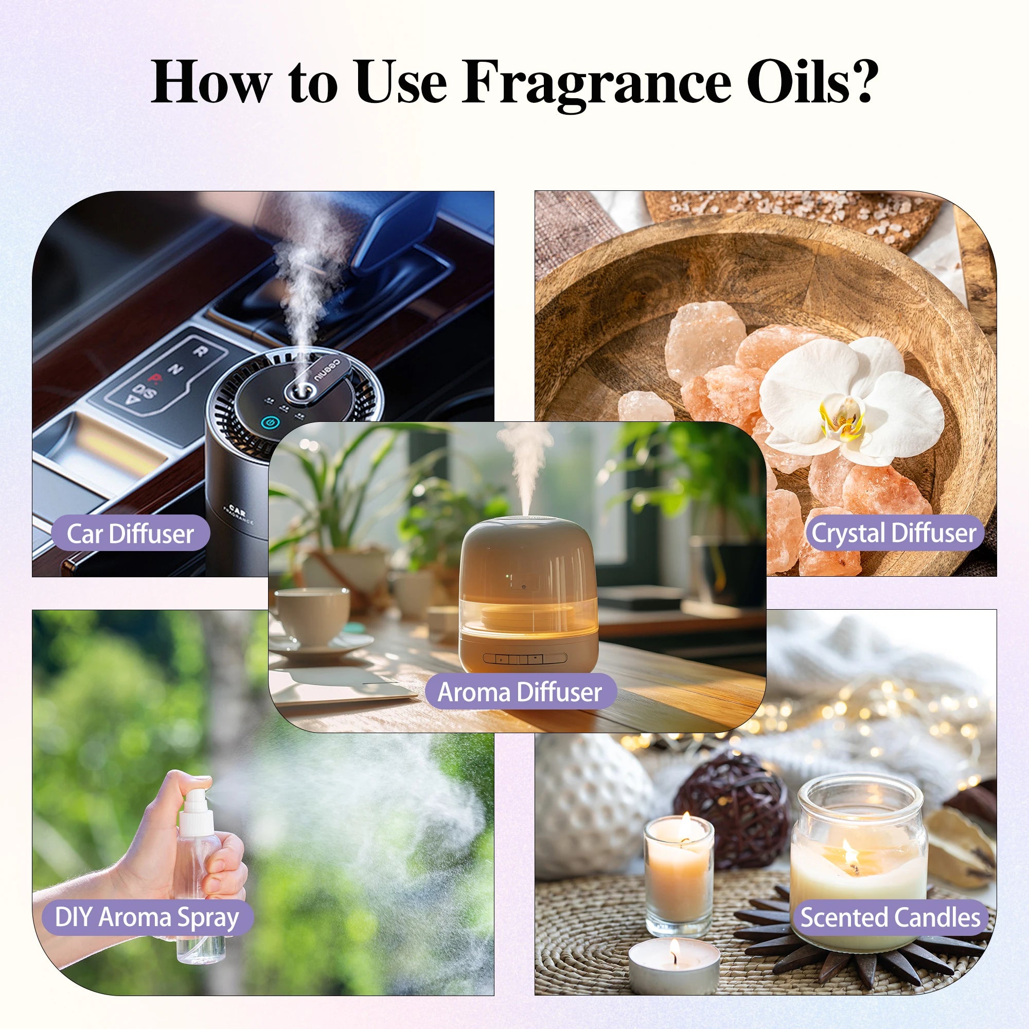 EUQEE Fragrance Oil for Diffusers and Candles